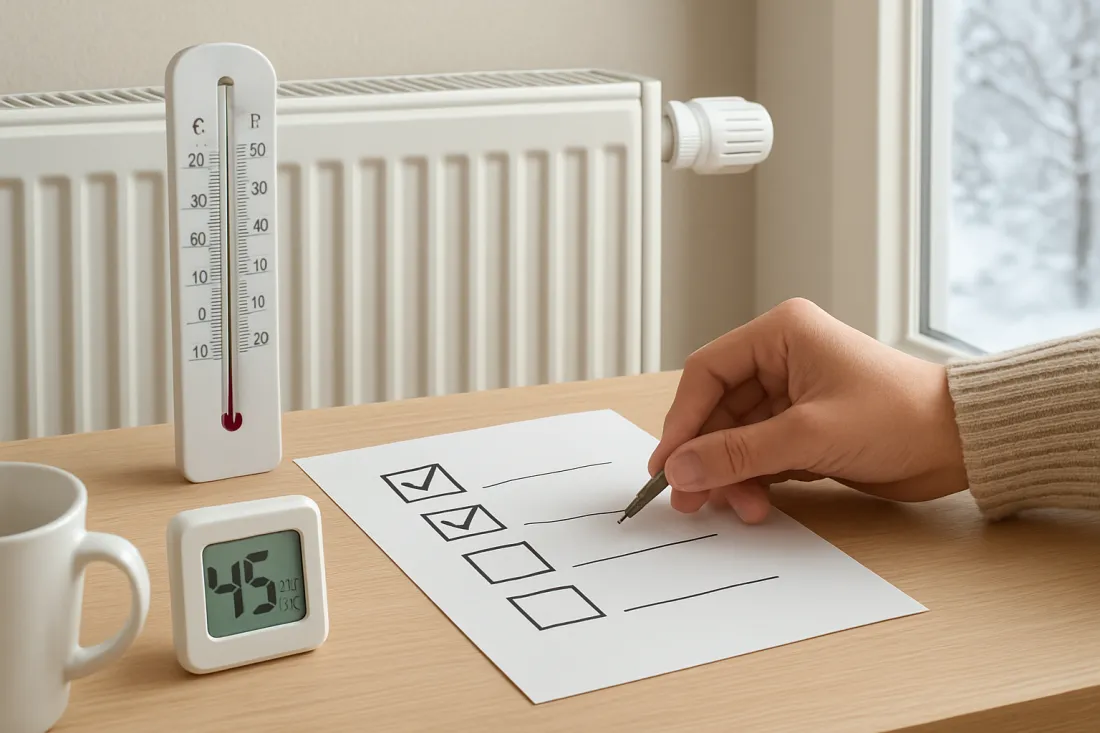 Richtig heizen und lüften in der Wohnung: Checkliste für den Alltag