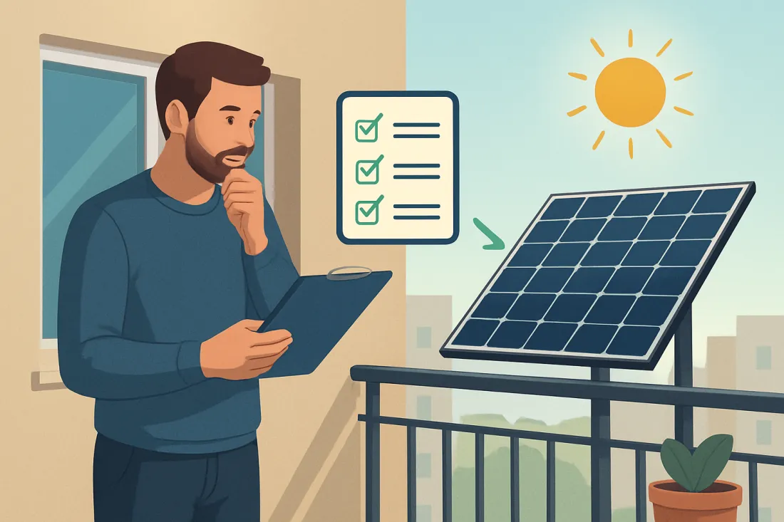 Lohnt sich eine balkon solaranlage: praktische Checkliste vor der Umsetzung