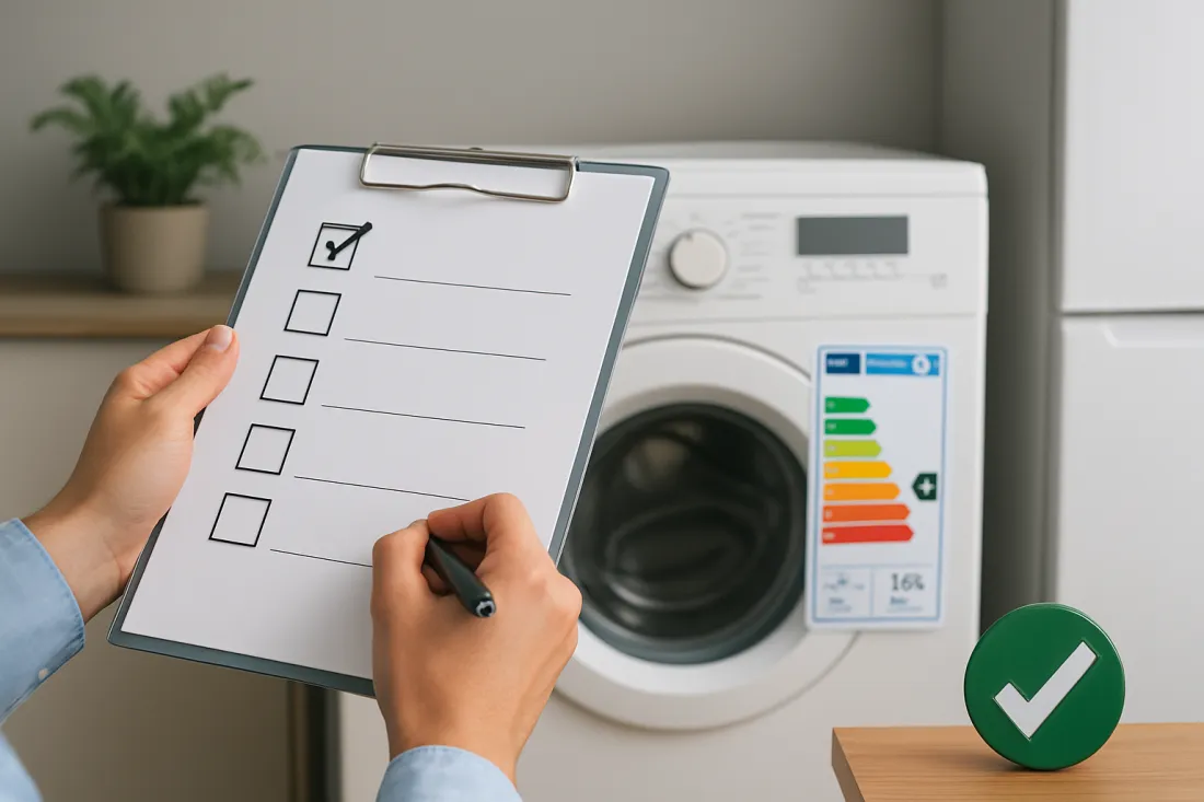 Energieeffiziente Haushaltsgeräte erkennen: praktische Checkliste vor der Umsetzung