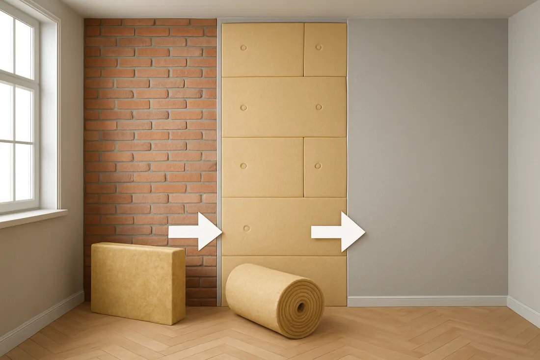 Innendämmung altbau sinnvoll: visueller Vergleich der Optionen