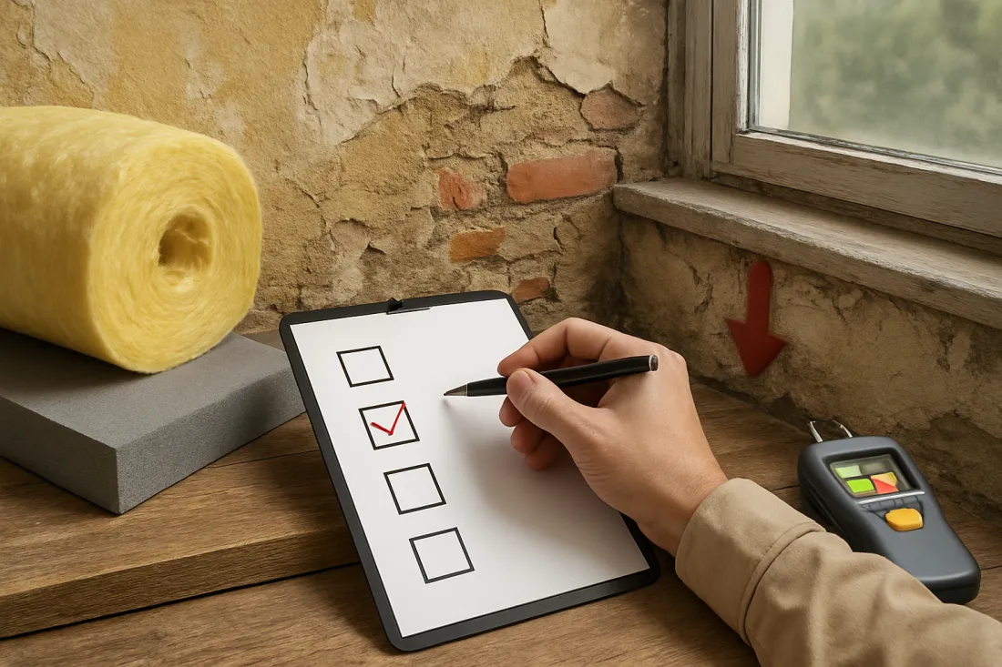 Altbau dämmen ohne schimmel: praktische Checkliste vor der Umsetzung