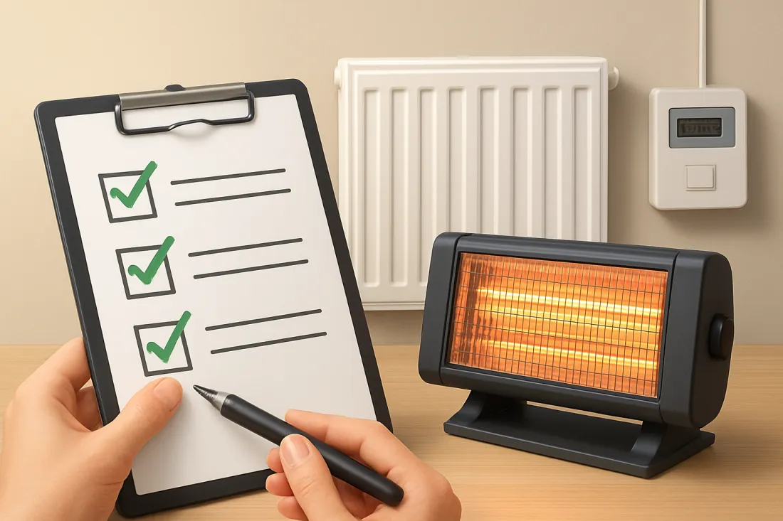 Elektroheizung richtig nutzen: praktische Checkliste vor der Umsetzung