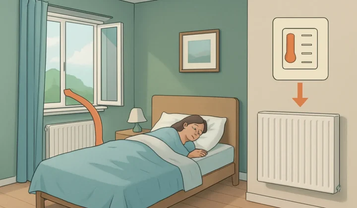 Schlafzimmer richtig heizen: gesund schlafen und Energie sparen