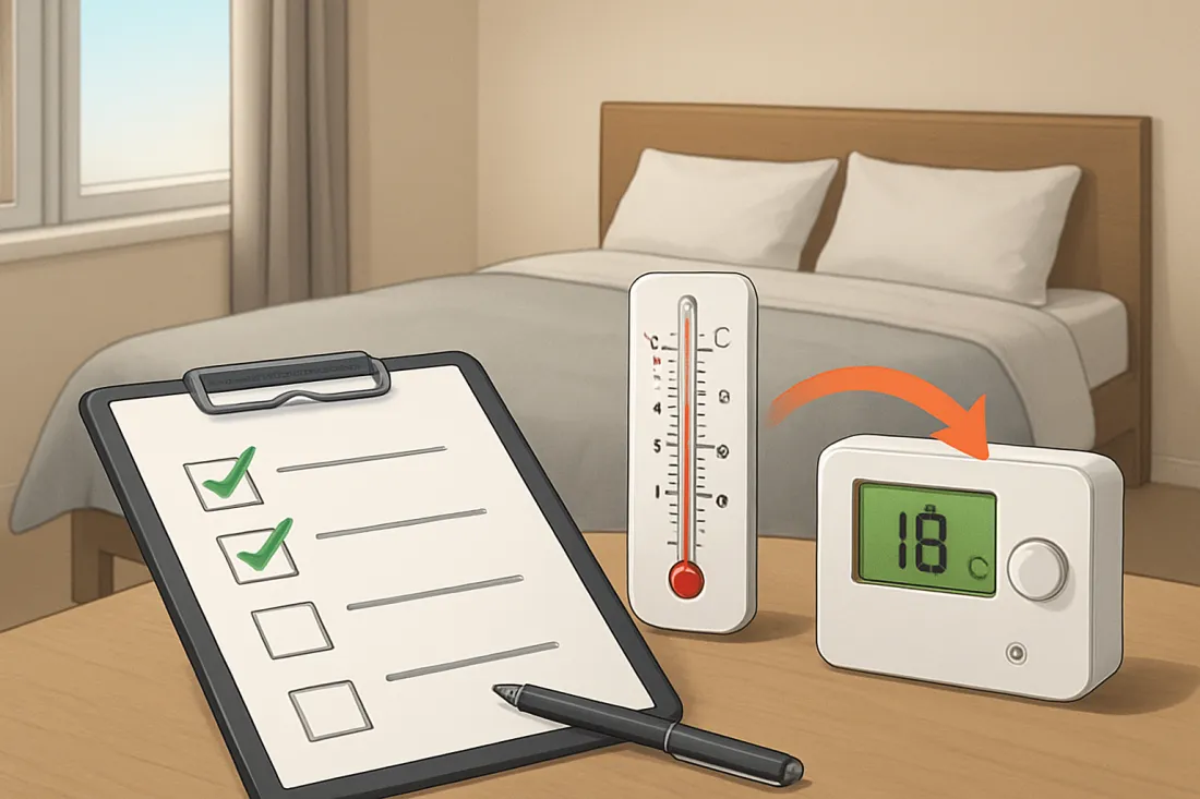 Schlafzimmer richtig heizen: praktische Checkliste vor der Umsetzung