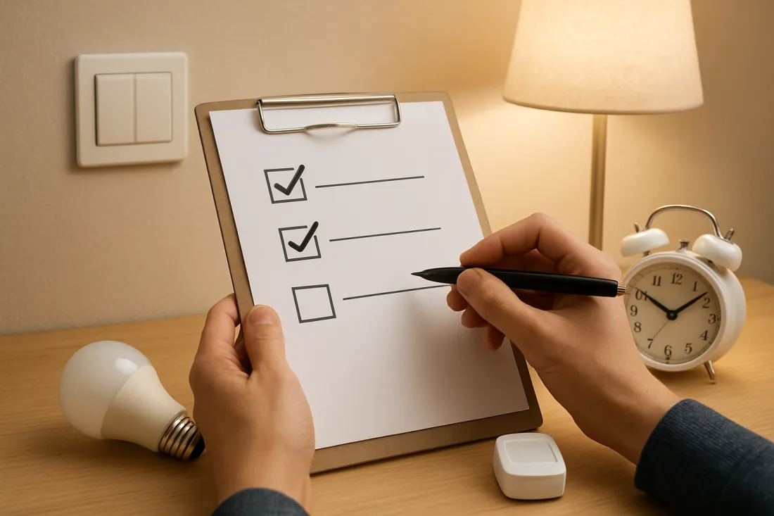 Strom sparen beleuchtung wohnung: praktische Checkliste vor der Umsetzung
