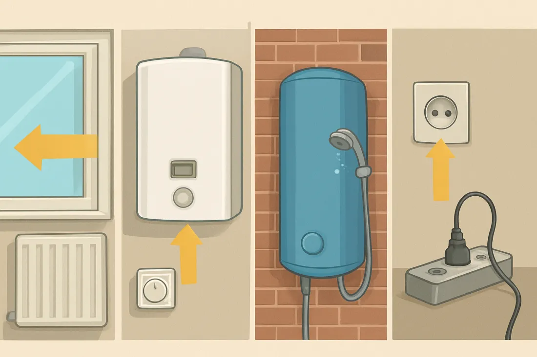 Energieberatung zuhause tipps: visueller Vergleich der Optionen