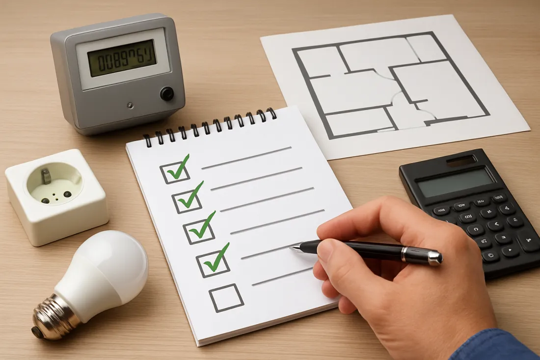 Energiecheck wohnung selbst machen: praktische Checkliste vor der Umsetzung