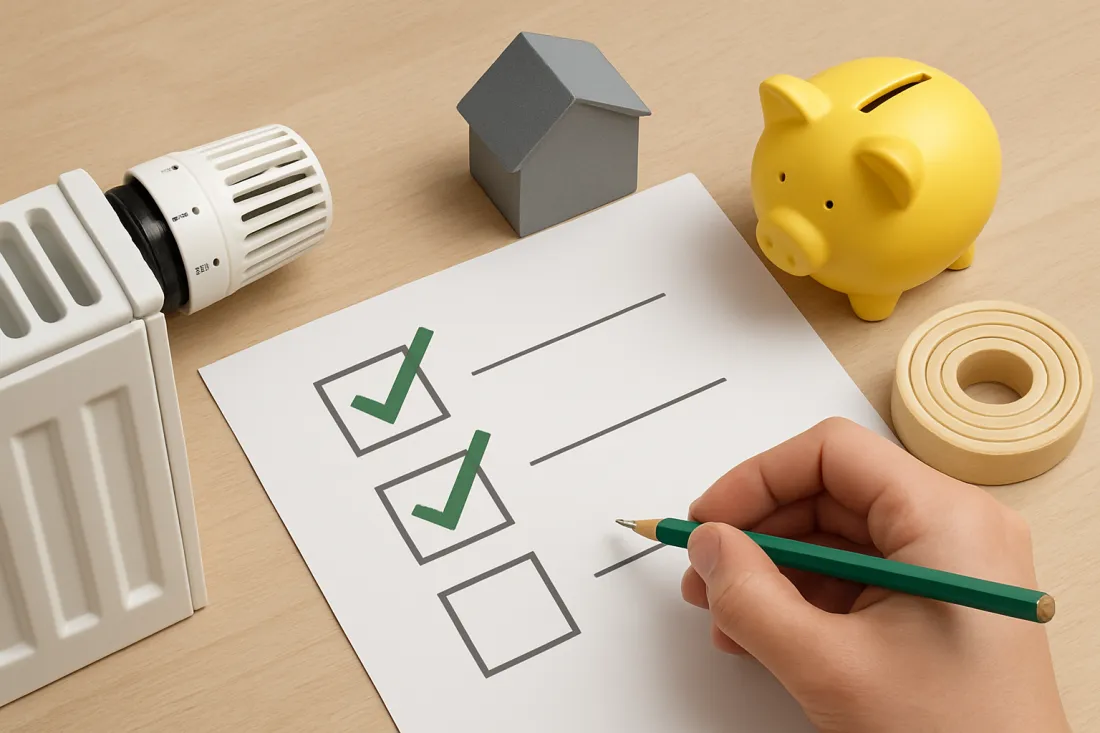 Heizkosten senken ohne große investition: praktische Checkliste vor der Umsetzung