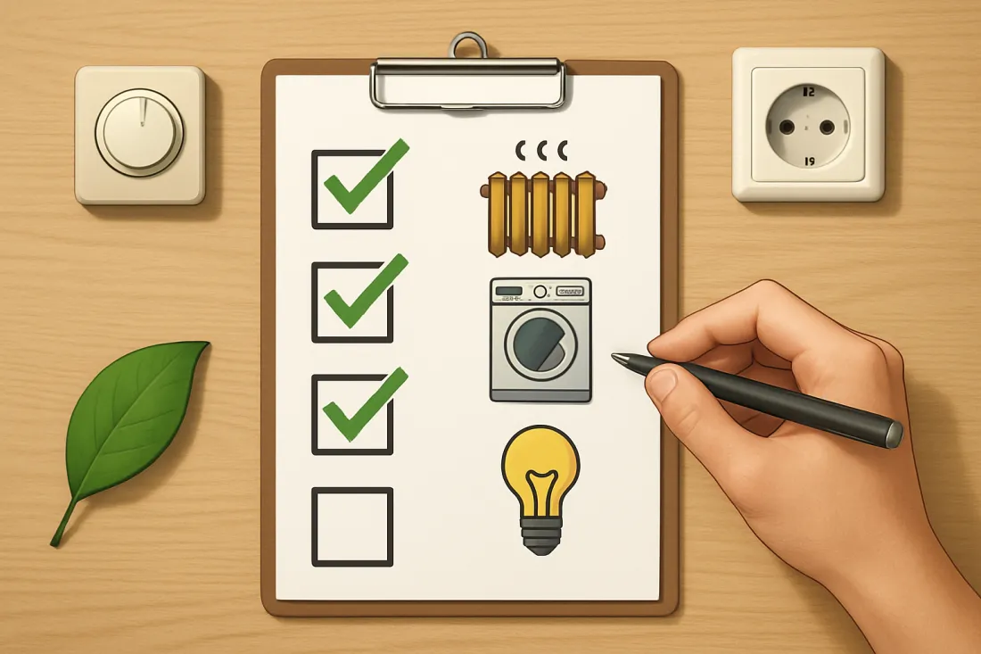 Stromsparen im alltag tipps: praktische Checkliste vor der Umsetzung