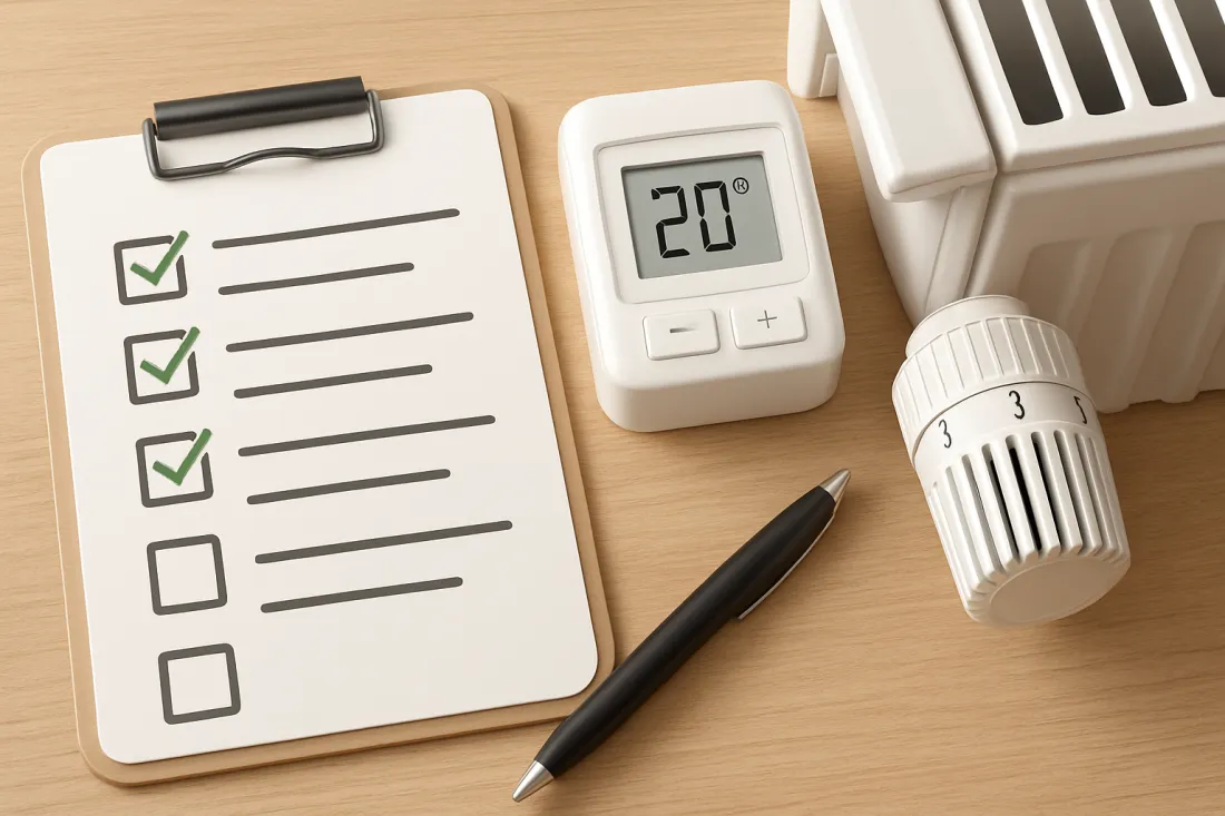 Heizkosten senken raumtemperatur einstellung: praktische Checkliste vor der Umsetzung