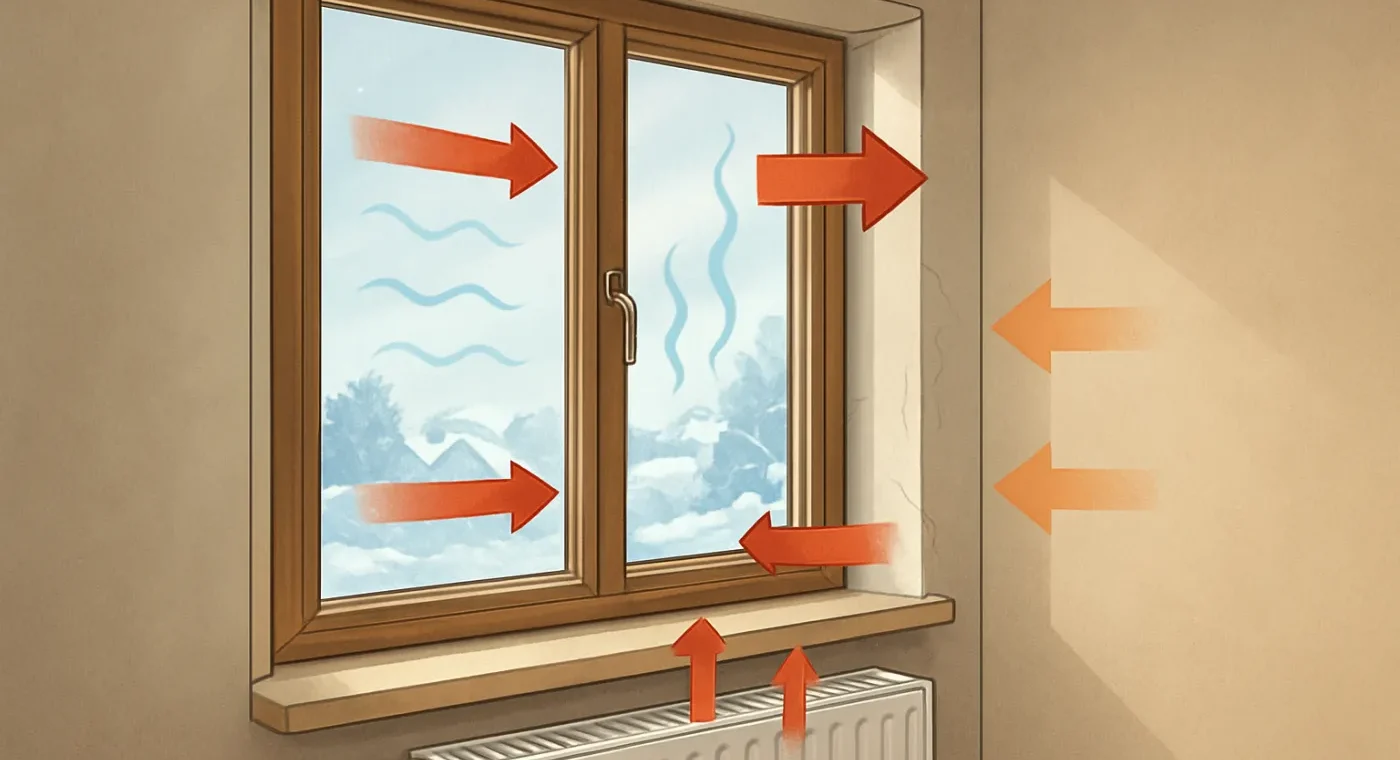Wärmeverlust durch alte Fenster reduzieren