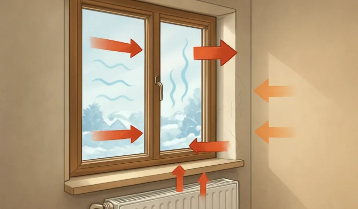 Wärmeverlust durch alte Fenster reduzieren