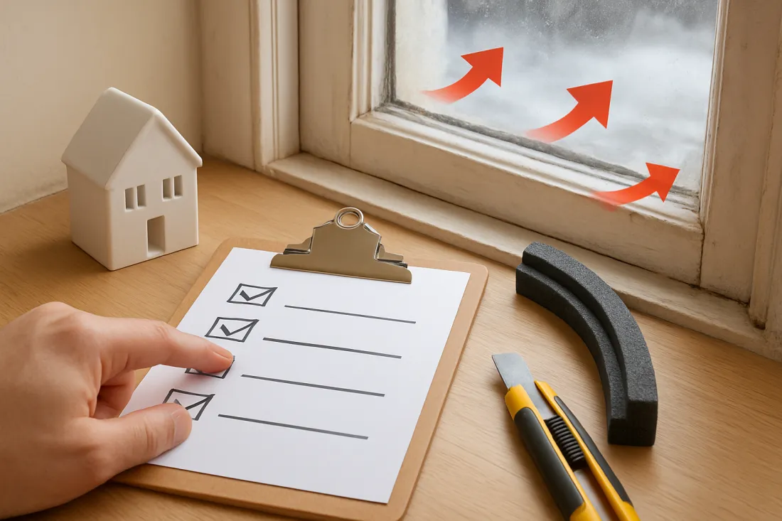 Wärmeverlust durch alte fenster reduzieren: praktische Checkliste vor der Umsetzung