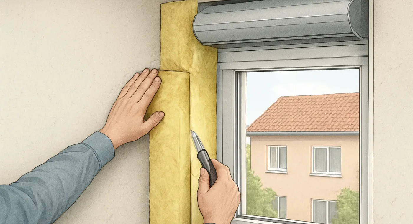 Fensterlaibung und Rollladenkasten dämmen: Schritt-für-Schritt