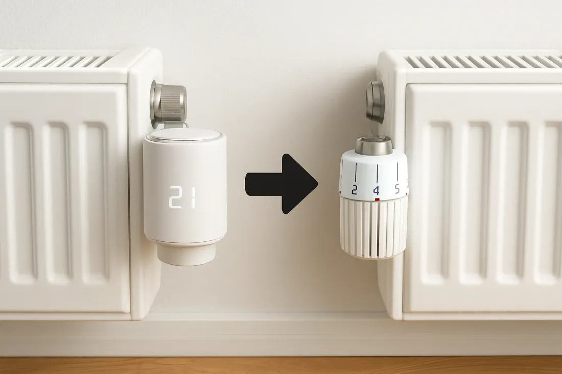 Smart Home Heizkörperthermostat sinnvoll: visueller Vergleich der Optionen