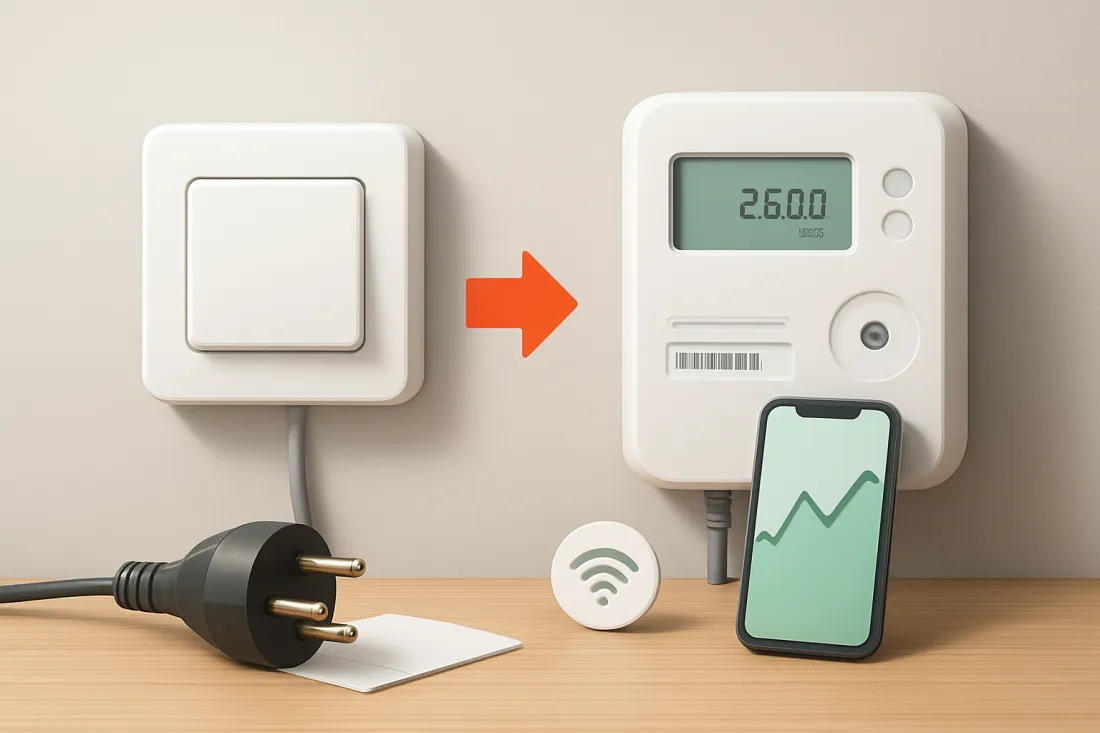 Stromtarif wechseln und smart meter nutzen: visueller Vergleich der Optionen