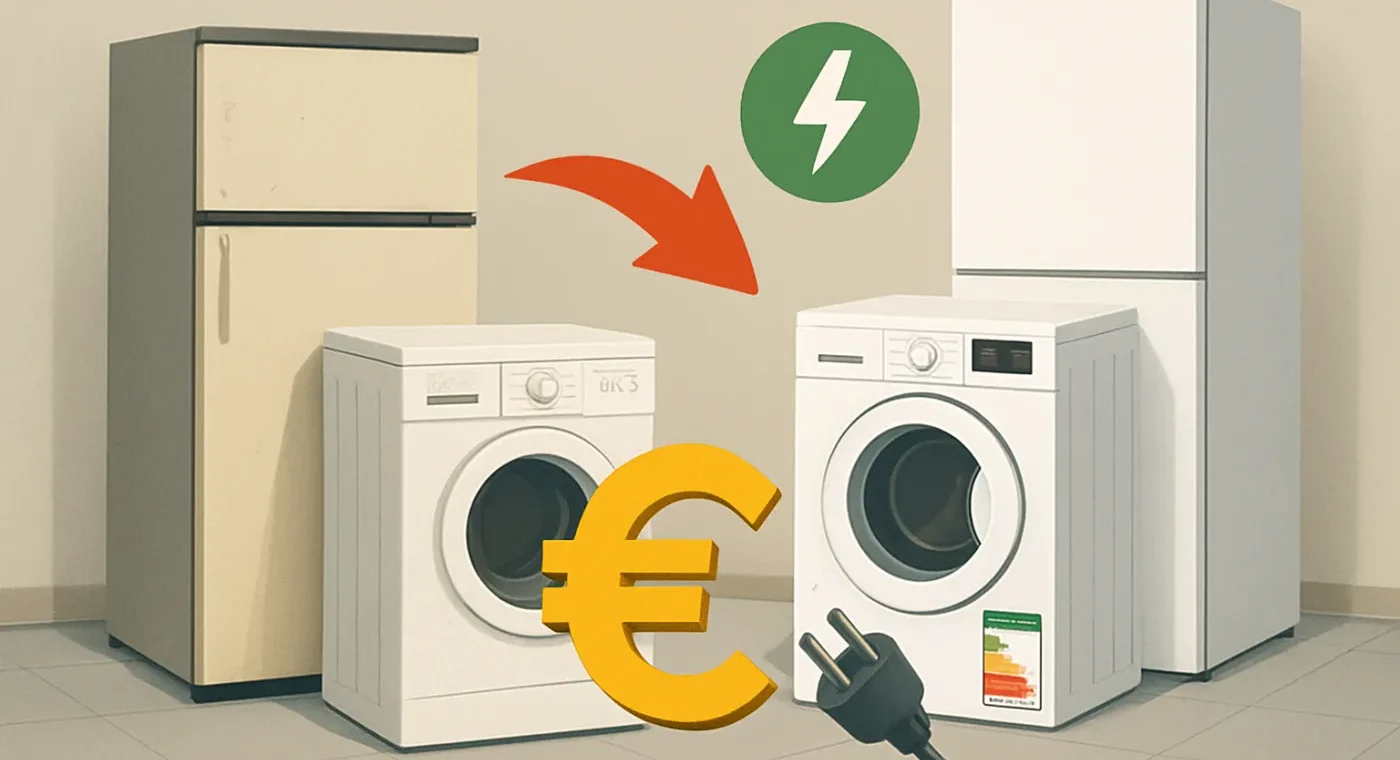 Alte Haushaltsgeräte ersetzen und Strom sparen: Lohnt sich