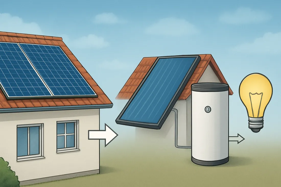 Lohnt sich eine solaranlage auf dem dach: visueller Vergleich der Optionen