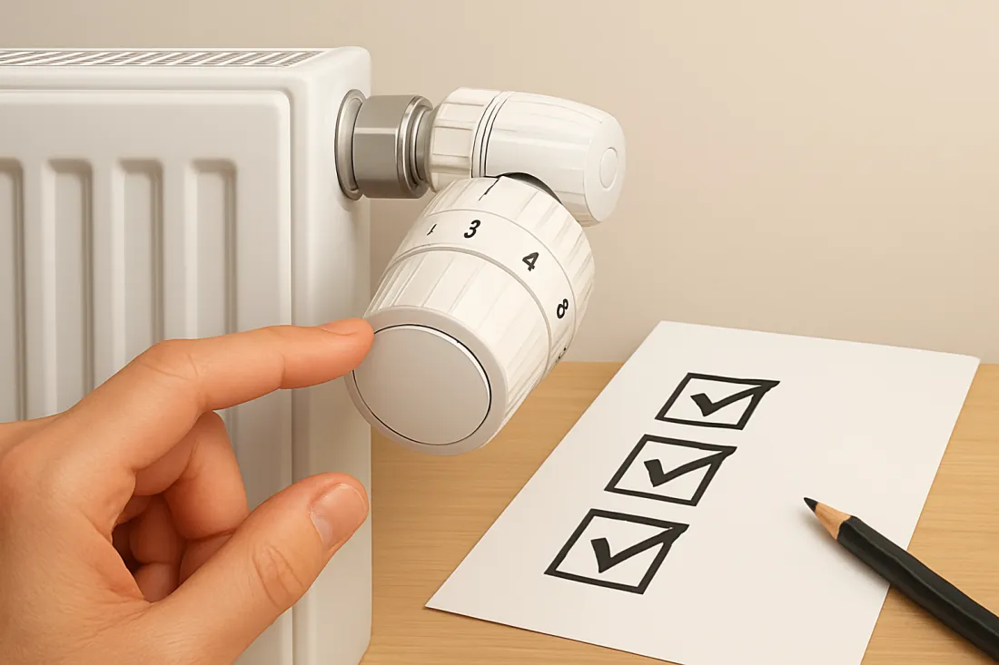 Heizkörperthermostat richtig einstellen: praktische Checkliste vor der Umsetzung