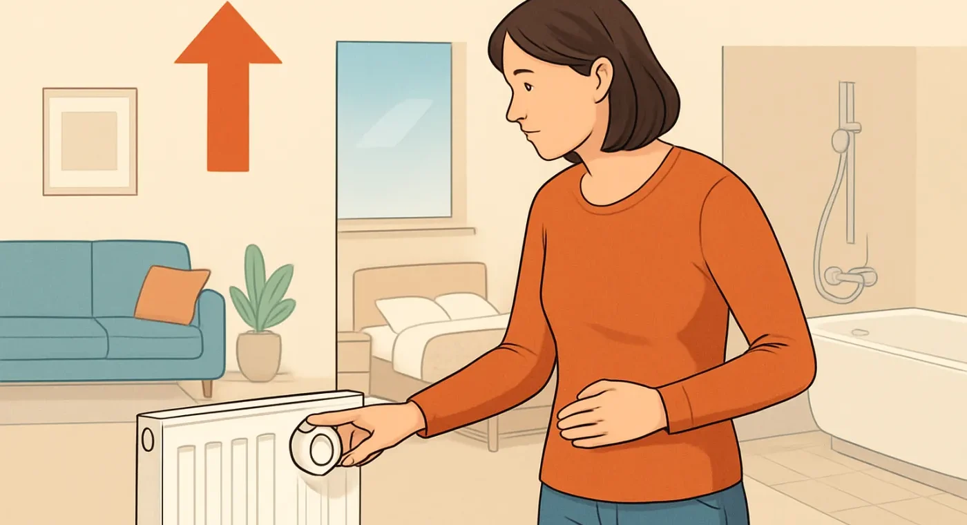 Welche Raumtemperatur ist optimal? Empfehlungen pro Zimmer &