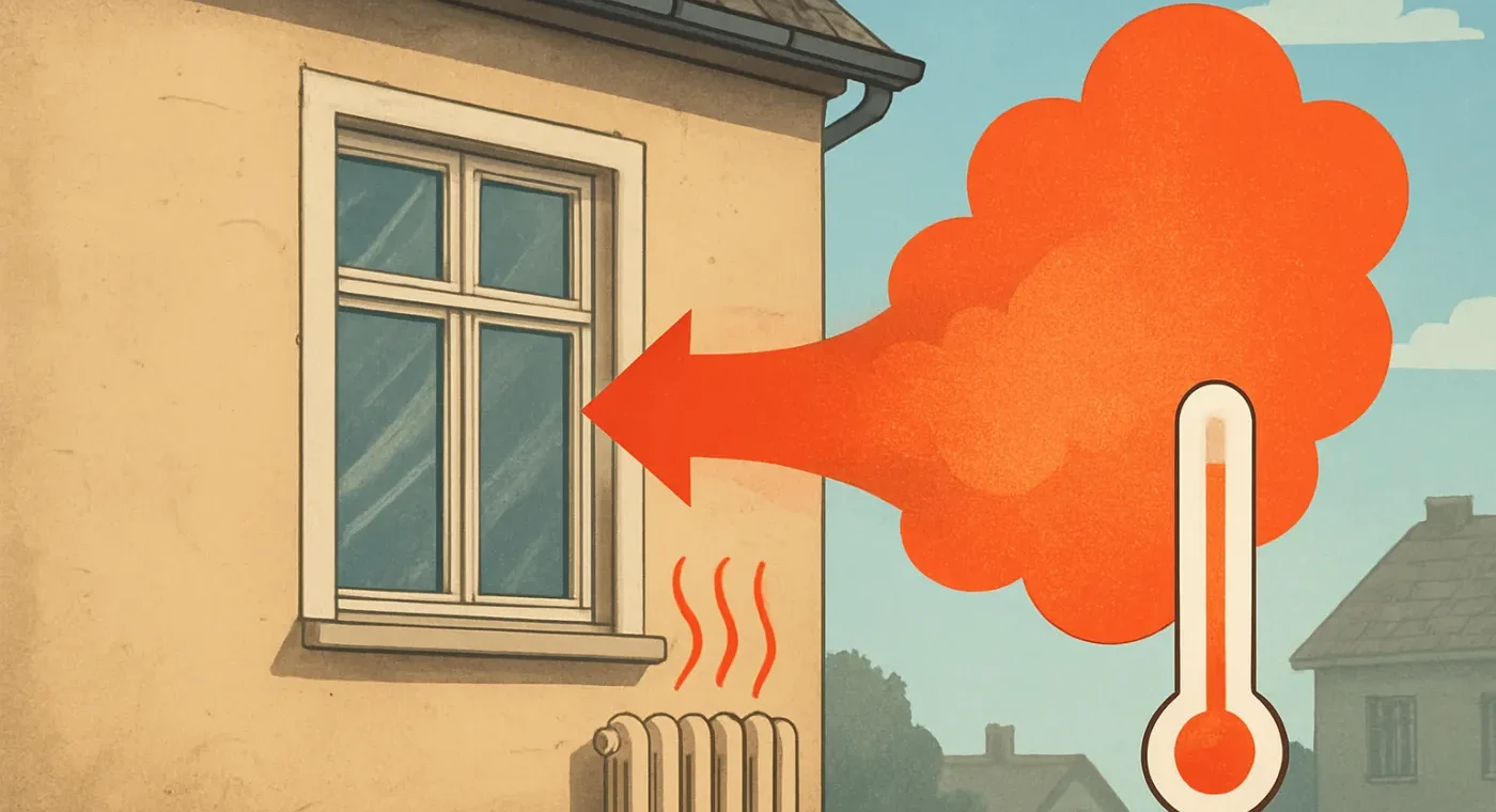 Wie viel Energieverlust durch alte Fenster im Altbau – und was sich