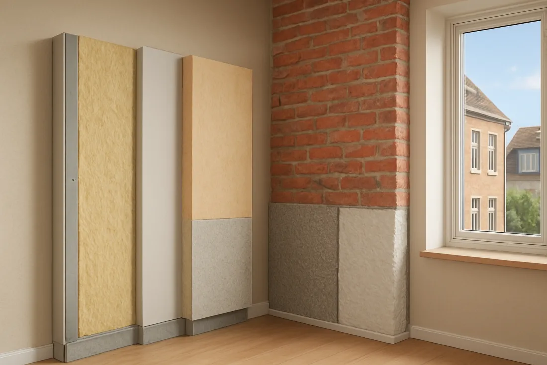 Innendämmung altbau ohne fassade zu verändern: visueller Vergleich der Optionen