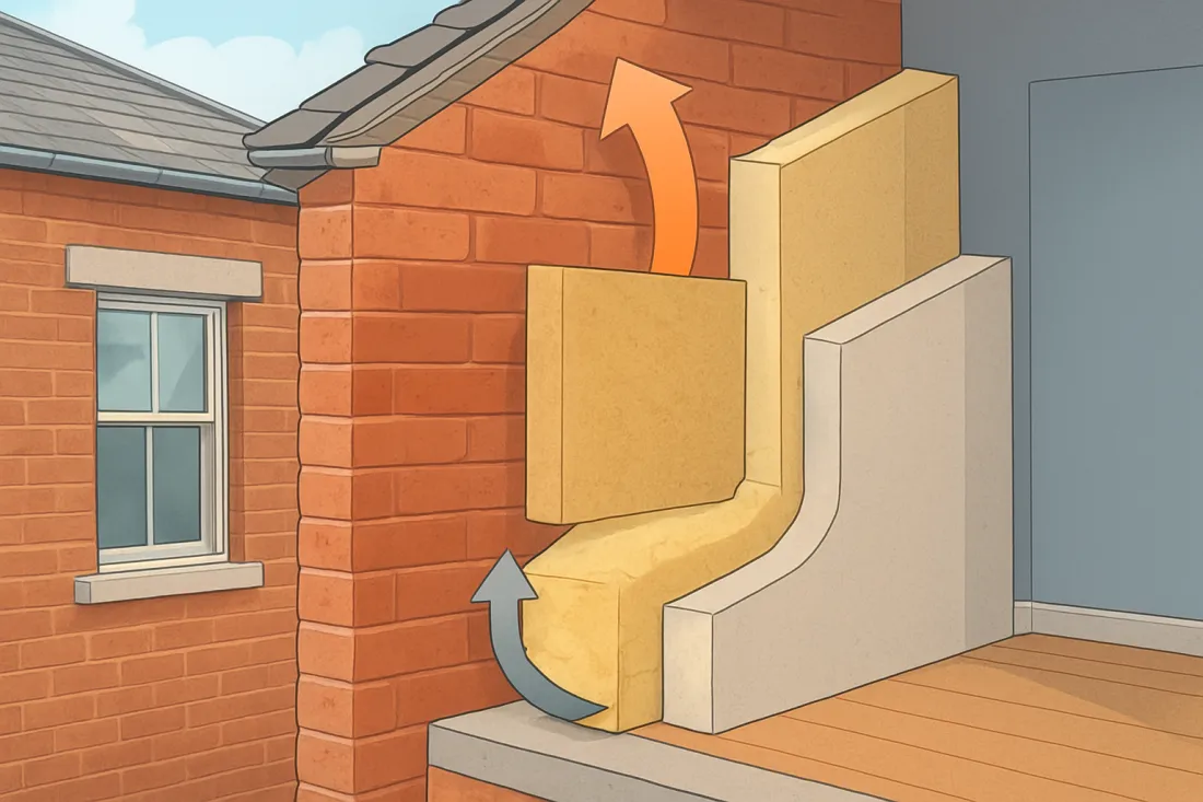 Innendämmung altbau ohne fassade zu verändern: Schaubild der wichtigsten Elemente