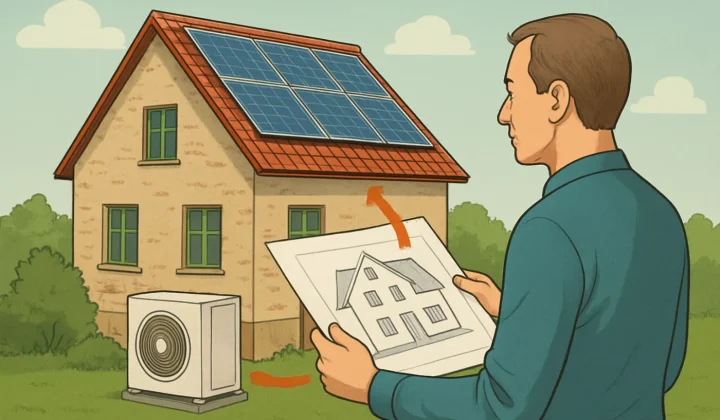 Solarenergie und Wärmepumpe im Altbau planen