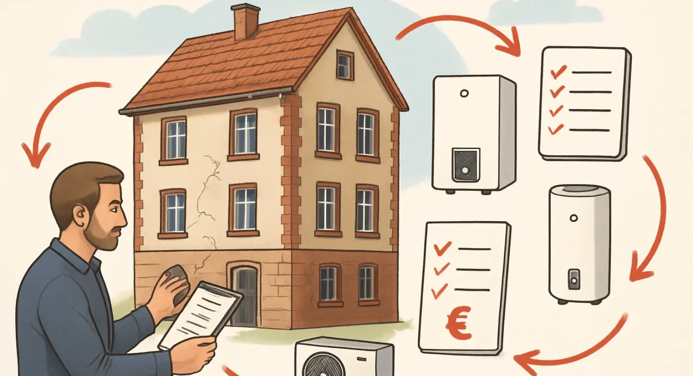 Heizungssanierung im Altbau Schritt für Schritt: So planen