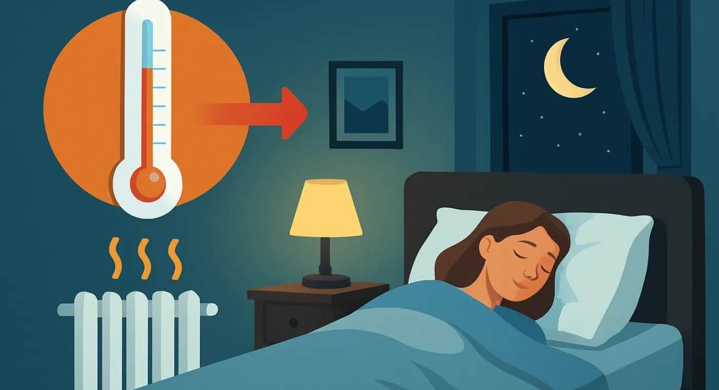 Optimale Temperatur im Schlafzimmer zum Heizen: gesund schlafen