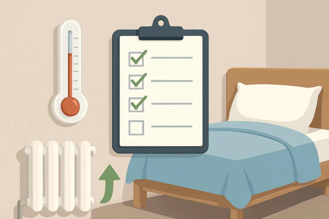 Optimale temperatur im schlafzimmer zum heizen: praktische Checkliste vor der Umsetzung